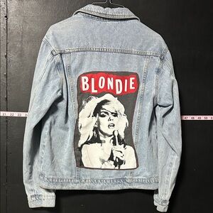 Blondie Denim jacket upcycle